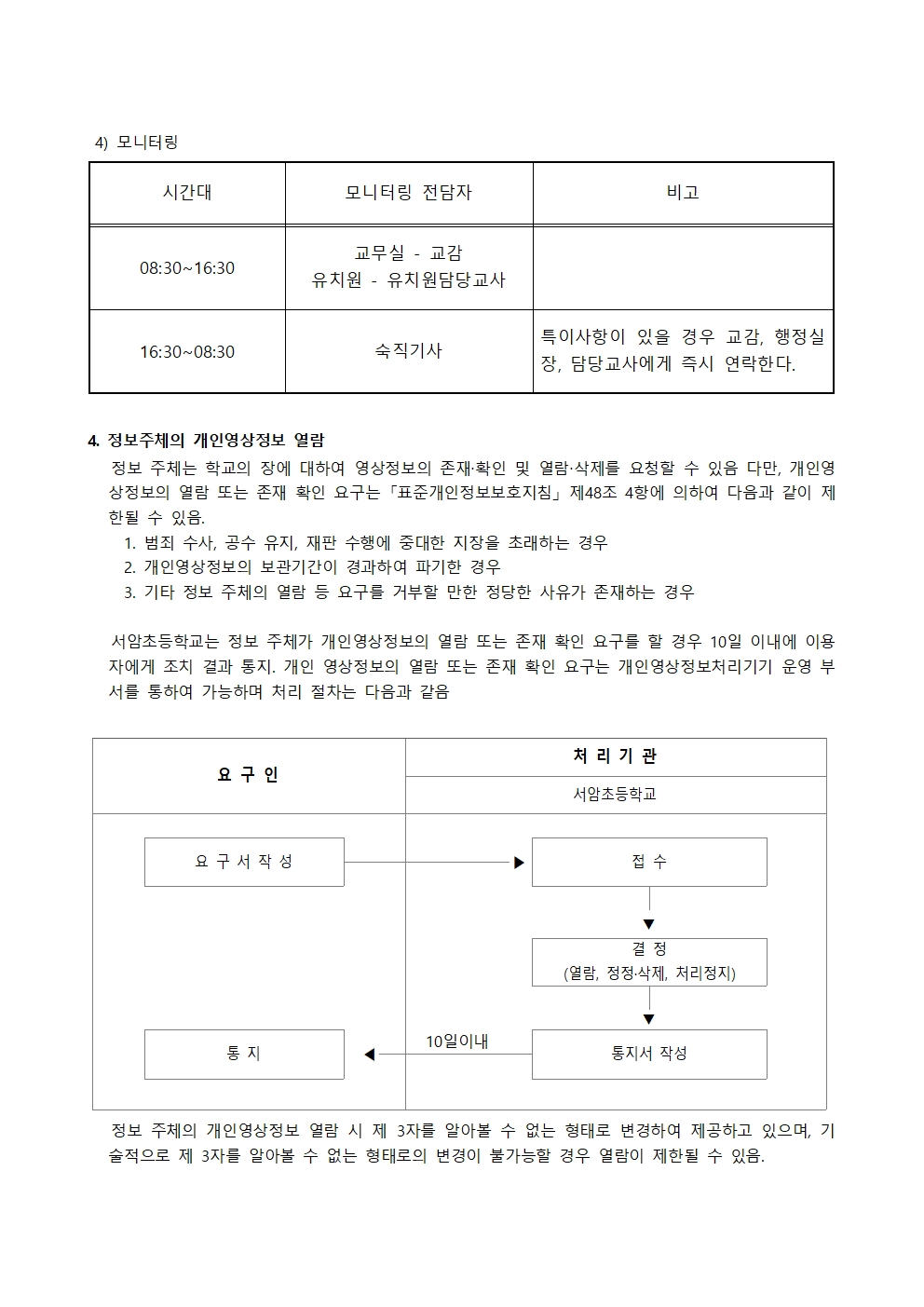 (서암초등학교-5329 (첨부)) 2025년도 영상정보처리기기 운영,관리 방침003